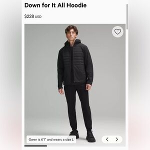 Lululemon Down for It All Hoodie